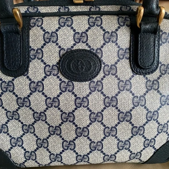 Authentic Gucci Vintage Mini Satchel GG Monogram - Picture 4 of 15